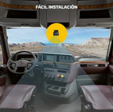 Dashcam Dvr GPS, 4G, 512gb, Camara Dual a Cabina y Camino